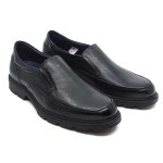 Fluchos mocassin zwart leder 1606